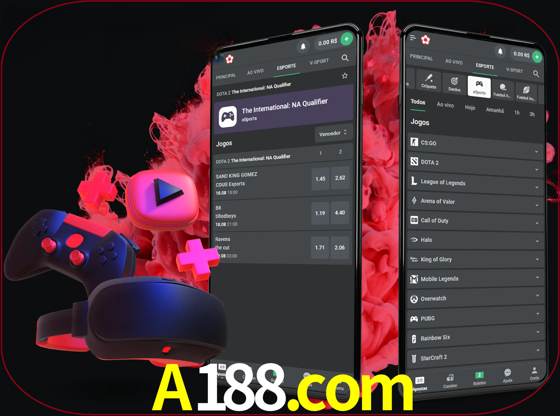 Para ter a aplicação móvel a188 no seu smartphone, basta descarregar o ficheiro apk e seguir as instruções.