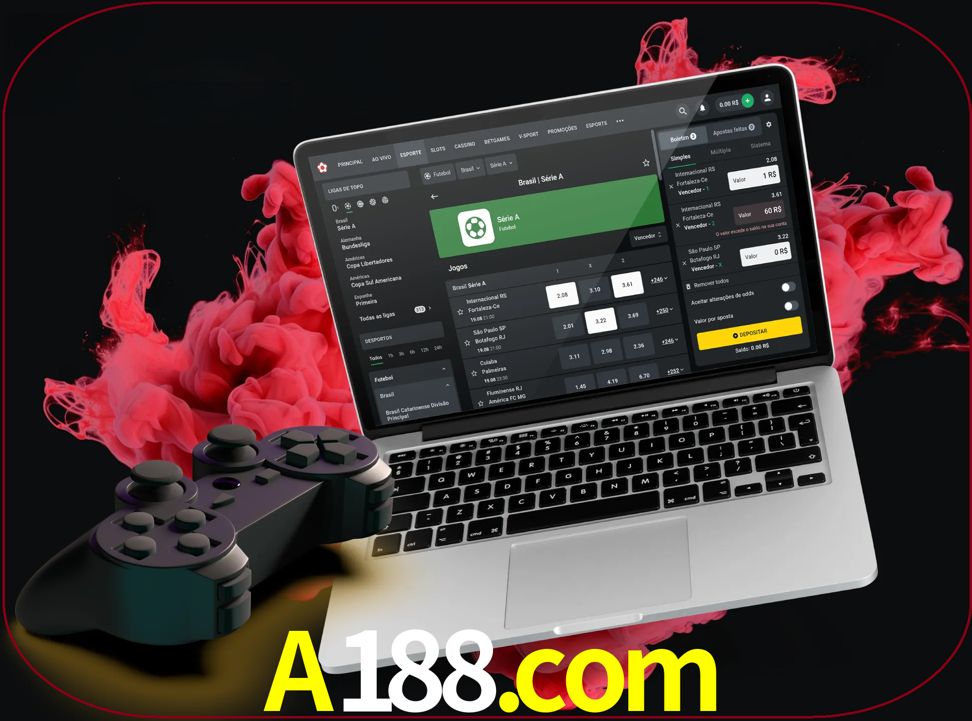 Visite a secção especial de jogos de vídeo em a188 para descobrir em que jogos pode apostar e ganhar muito dinheiro.